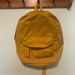 Jansport backpack. Mustard yellow